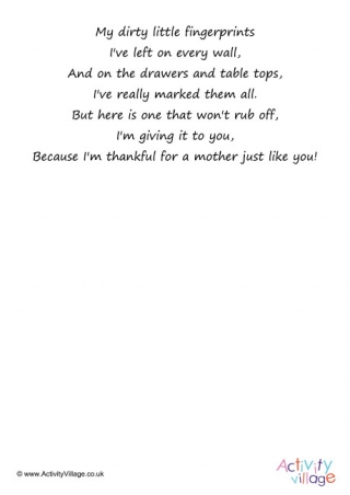 Handprint Poem Printables picture about Printable Handprint named Handprint Poem Printables